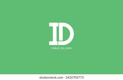 ID Abstract initial monogram letter alphabet logo design