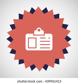 id badge icon