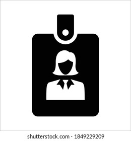 Id Badge,business Id Vector Icon