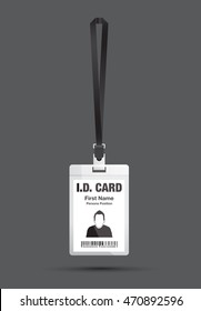 id card black