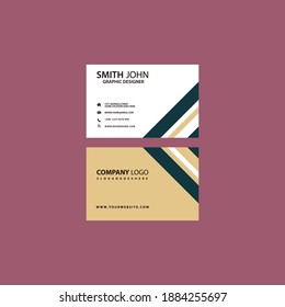 Id Card and business card design, professional name card template vector