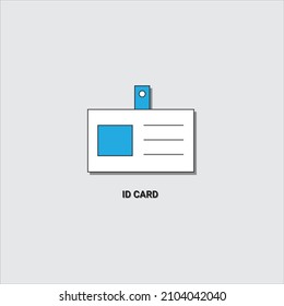 ID Card clipart free vector icon