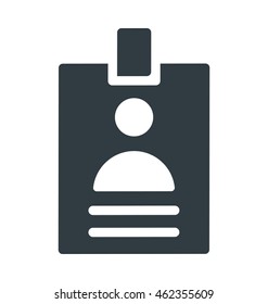 ID Card Colored Vector Icon