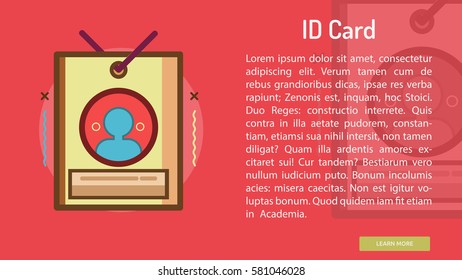ID Card Conceptual Banner