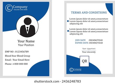 id card design for any company