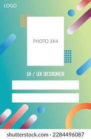 meteorito de fondo de diseño de tarjeta de identificación