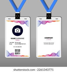 ID Card Design for Business or Company
