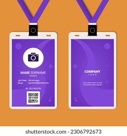 ID Card Design for Business or Company