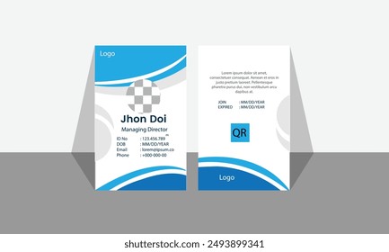 Id card design and outstanding print ready