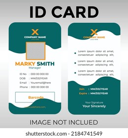 Id Card Design Template ,