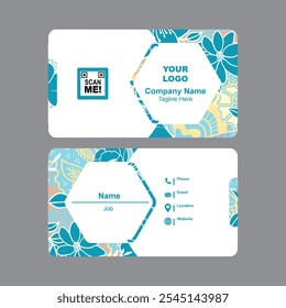 ID card design template. Corporate identity card design. Professional employee id card.