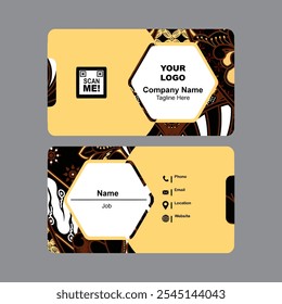 Modelo de desenho do cartão de identificação. Design de cartão de identidade corporativo. Cartão de identificação de funcionário profissional.