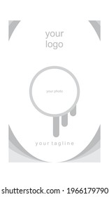 Id card design template, eps 10