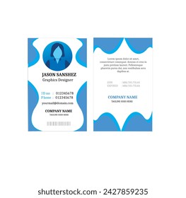 ID CARD DESIGN  TEMPLATE EPS svg
