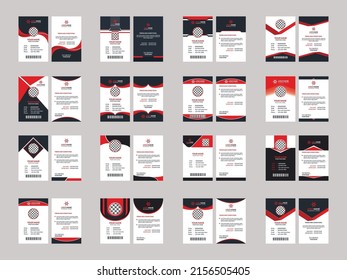 ID Card Design Template Set
