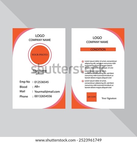 
id card desing item 2.eps