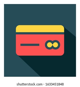id card flat vector icon - ui icon vector