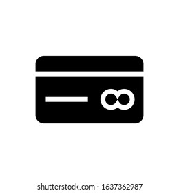 id card glyph vector icon - ui icon vector