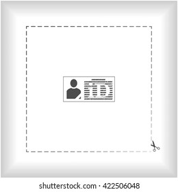 ID card icon