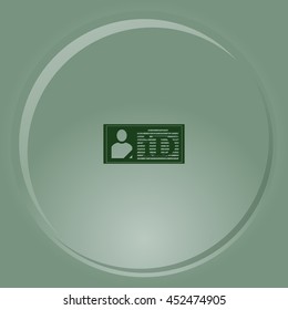 ID card icon