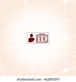 ID card icon