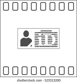 ID card icon