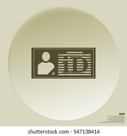 ID card icon