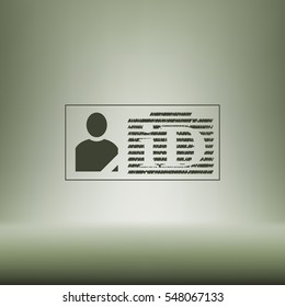 ID card icon