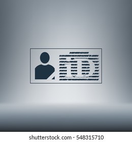 ID card icon