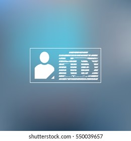 ID card icon
