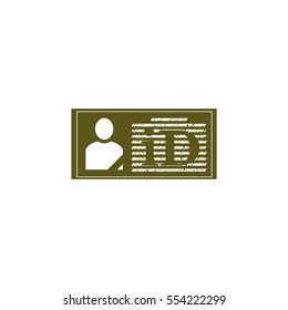 ID card icon