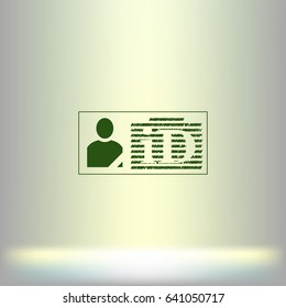 ID card icon