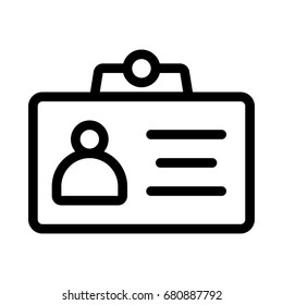 ID card icon