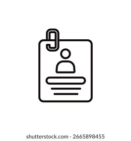 Icono de tarjeta de identificación colección. Estilo de diseño con fondo