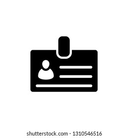 ID card icon design collection series glyph vector eps 10