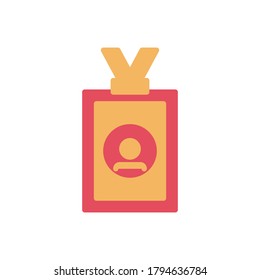 ID Card Icon Design Vector Illustration