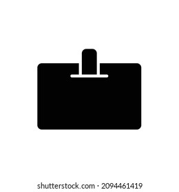 ID card icon, eps 10