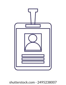ICONO DE TARJETA DE IDENTIFICACIÓN GAMBAR VECTOR 