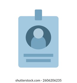 Id card Icon, Identification card, Personal data verification. Identification. Access approved