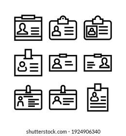 id card icon or logo isolated sign symbol vector illustration - Collection of high quality black style vector icons
