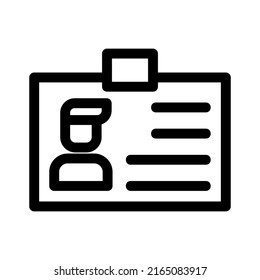 id card icon or logo isolated sign symbol vector illustration - high quality black style vector icons
