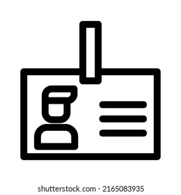 id card icon or logo isolated sign symbol vector illustration - high quality black style vector icons
