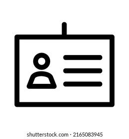 id card icon or logo isolated sign symbol vector illustration - high quality black style vector icons
