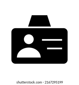 id card icon or logo isolated sign symbol vector illustration - high quality black style vector icons
