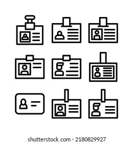 id card icon or logo isolated sign symbol vector illustration - Collection of high quality black style vector icons
