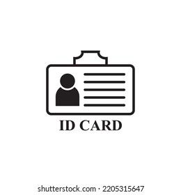 id card icon , personal icon vector