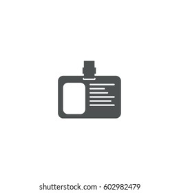 id card icon. sign design