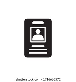 Id Card Icon In Trendy  Design Vector Eps 10