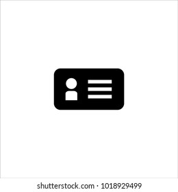 ID Card icon vector