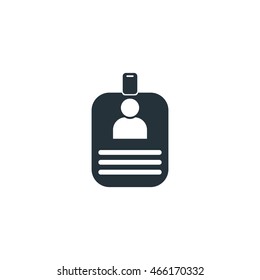 ID card icon, Vector